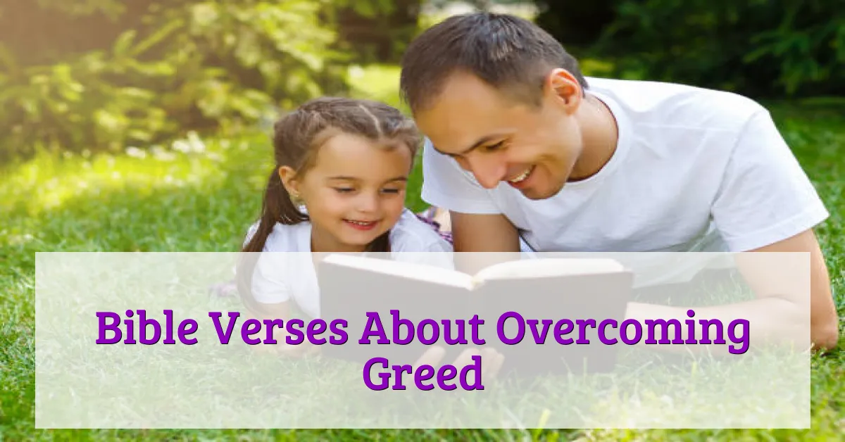 Bible Verses About Overcoming Greed