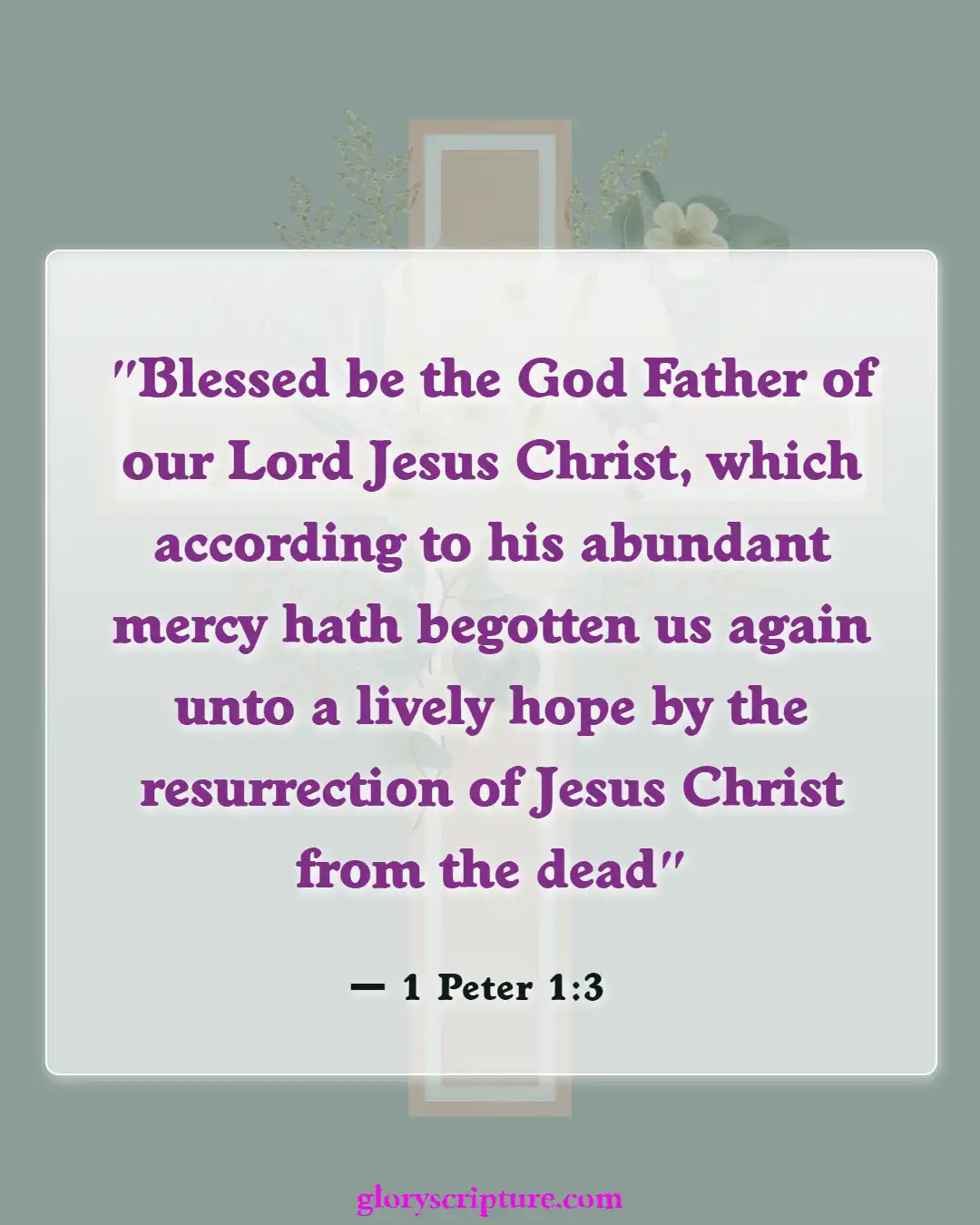 Bible verses About New Creation In Christ (1 Peter 1:3)