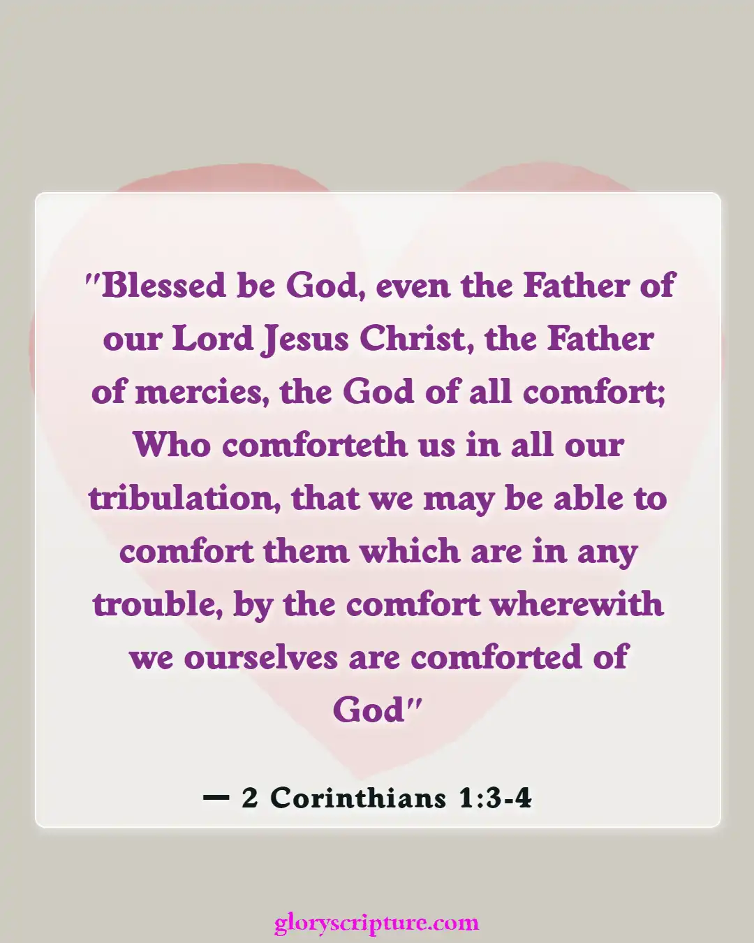 Bible Verses About Thoughts Of Suicide (2 Corinthians 1:3-4)