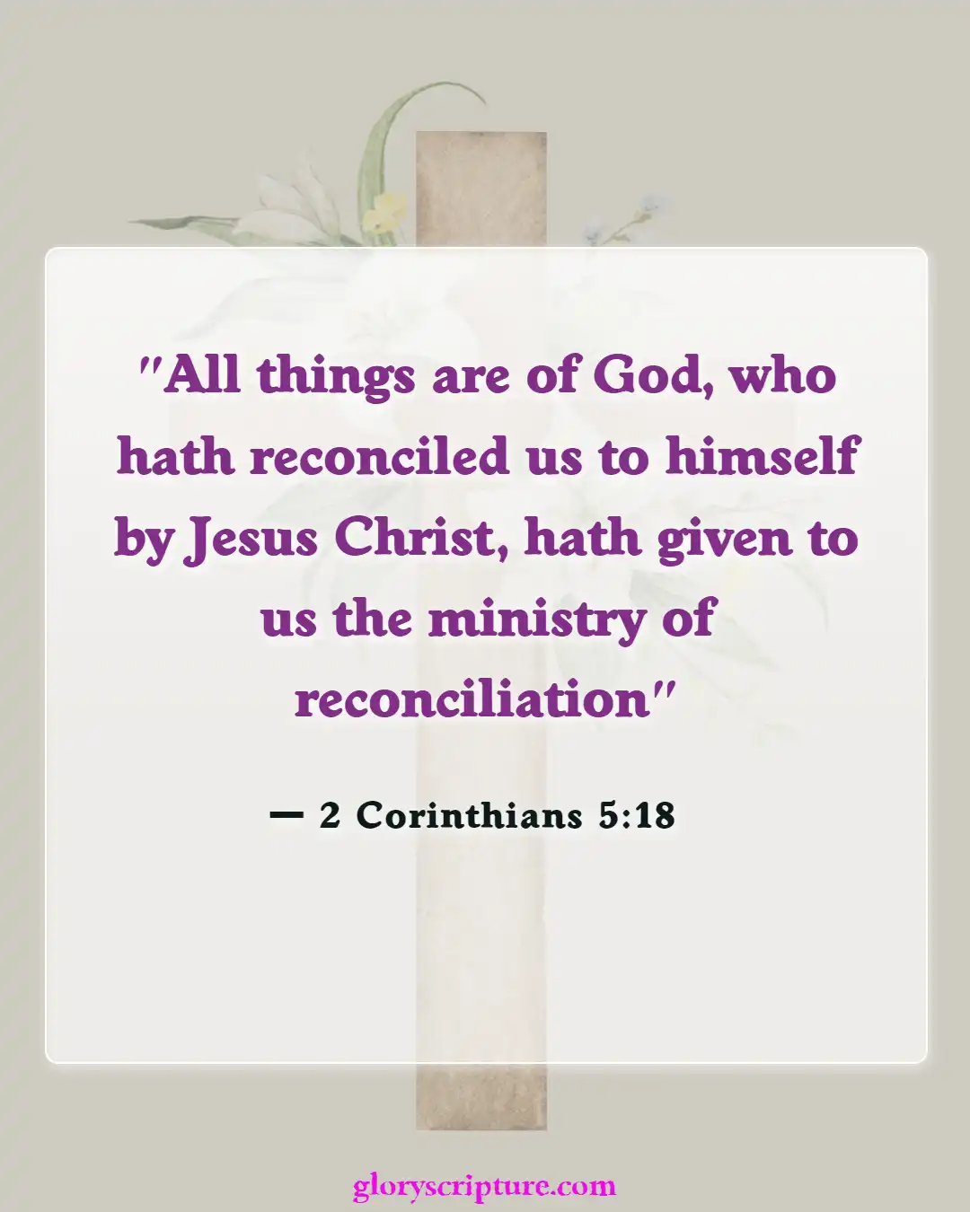 Bible verses About Divorce And Adultery (2 Corinthians 5:18)