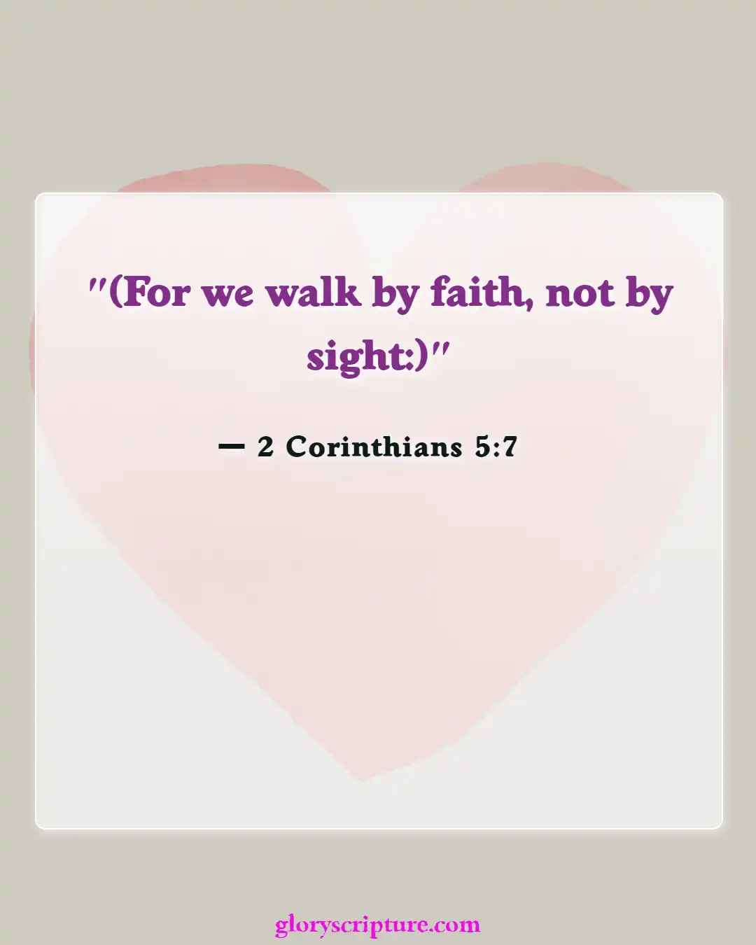 Bible verses About New Creation In Christ (2 Corinthians 5:7)