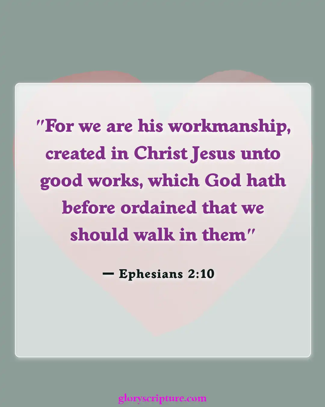 Bible Verses About Thoughts Of Suicide (Ephesians 2:10)