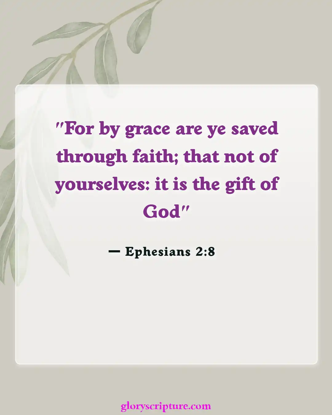 Bible verses About New Creation In Christ (Ephesians 2:8)