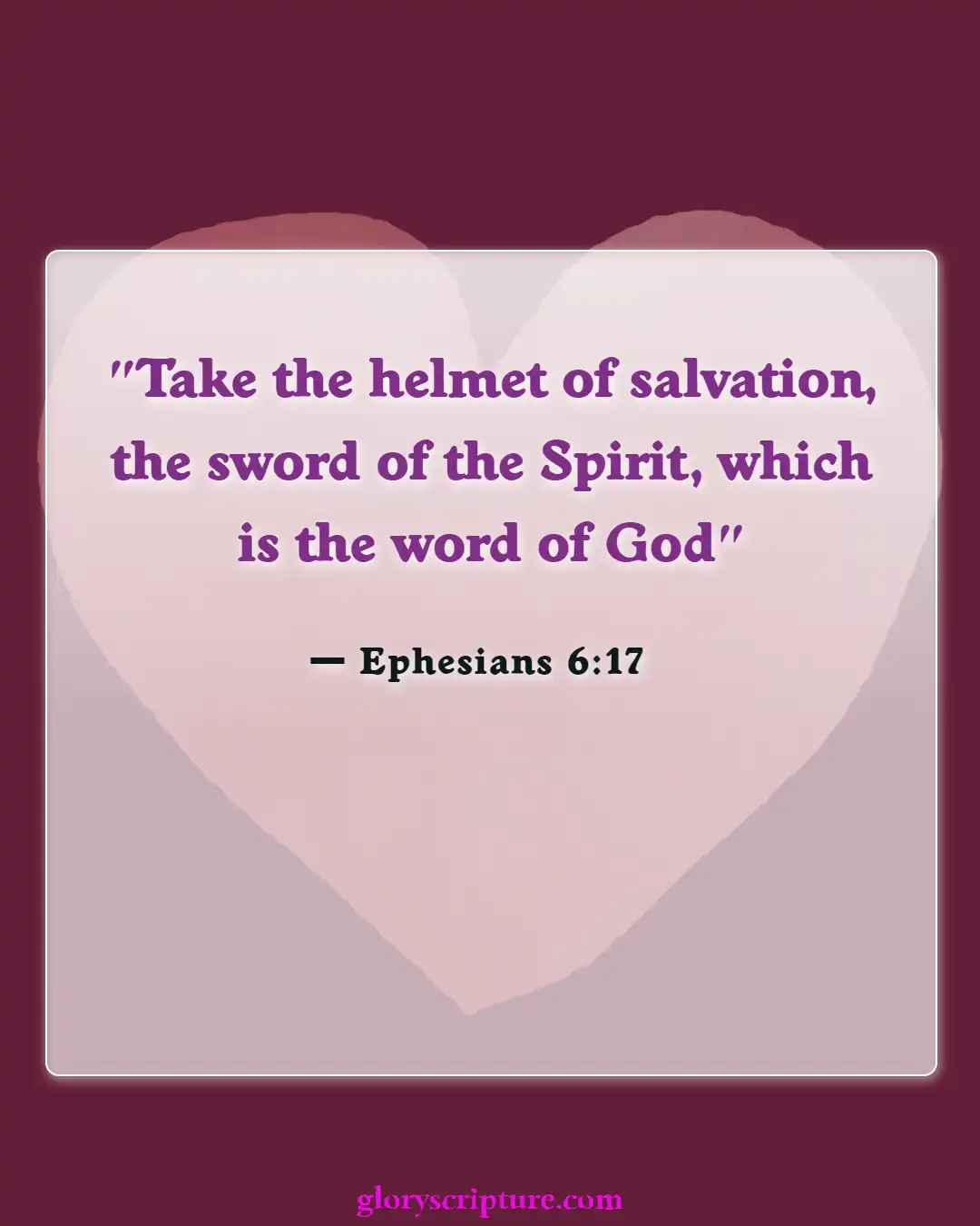 Bible verses About Power Of The Word (Ephesians 6:17)