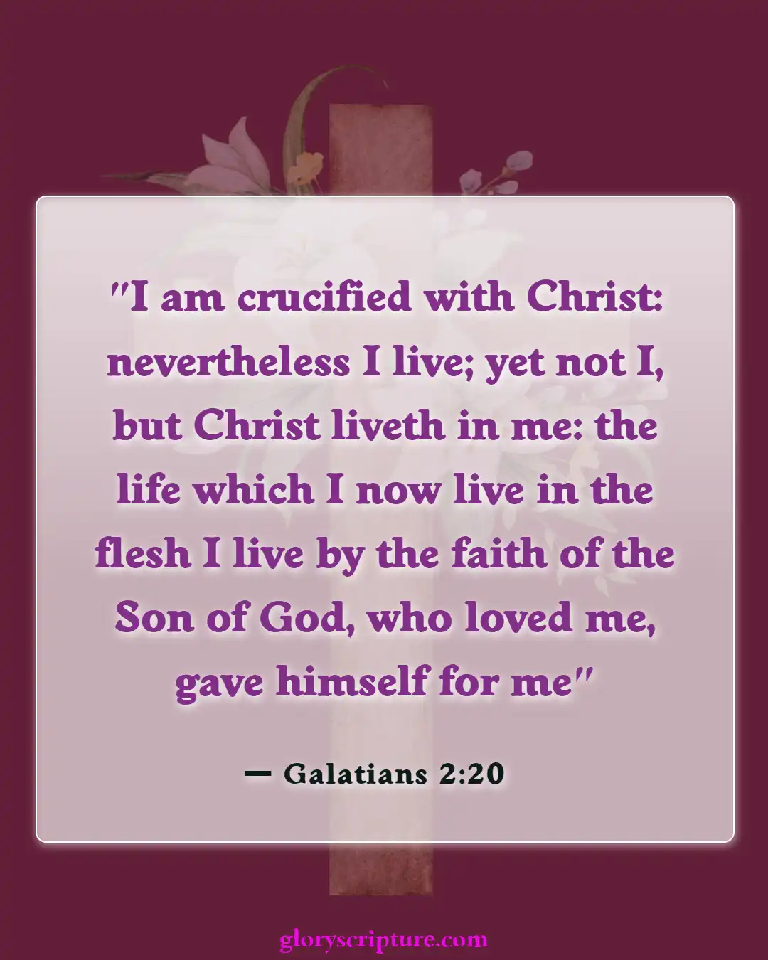 Bible verses About New Creation In Christ (Galatians 2:20)