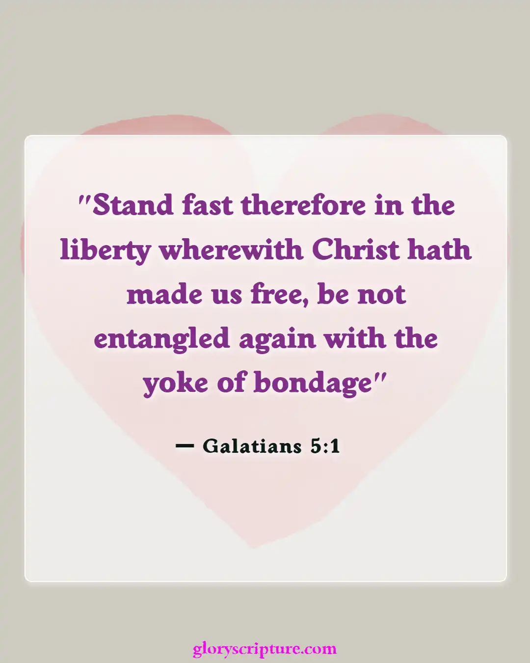 Bible verses About Effects Of Sin (Galatians 5:1)