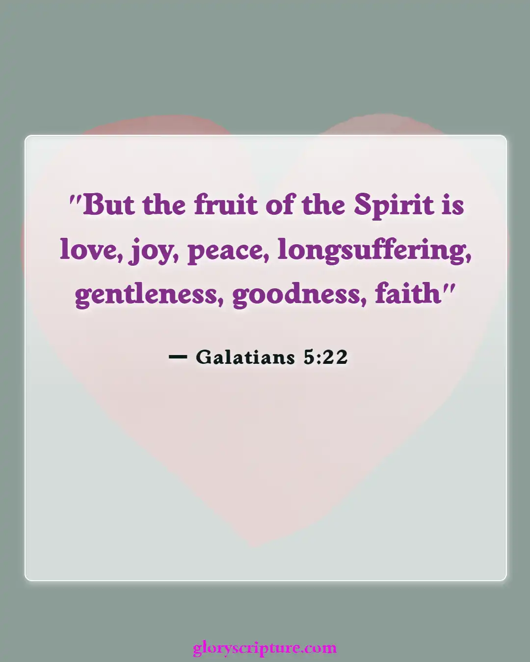 Bible verses About Peace Of Mind (Galatians 5:22)