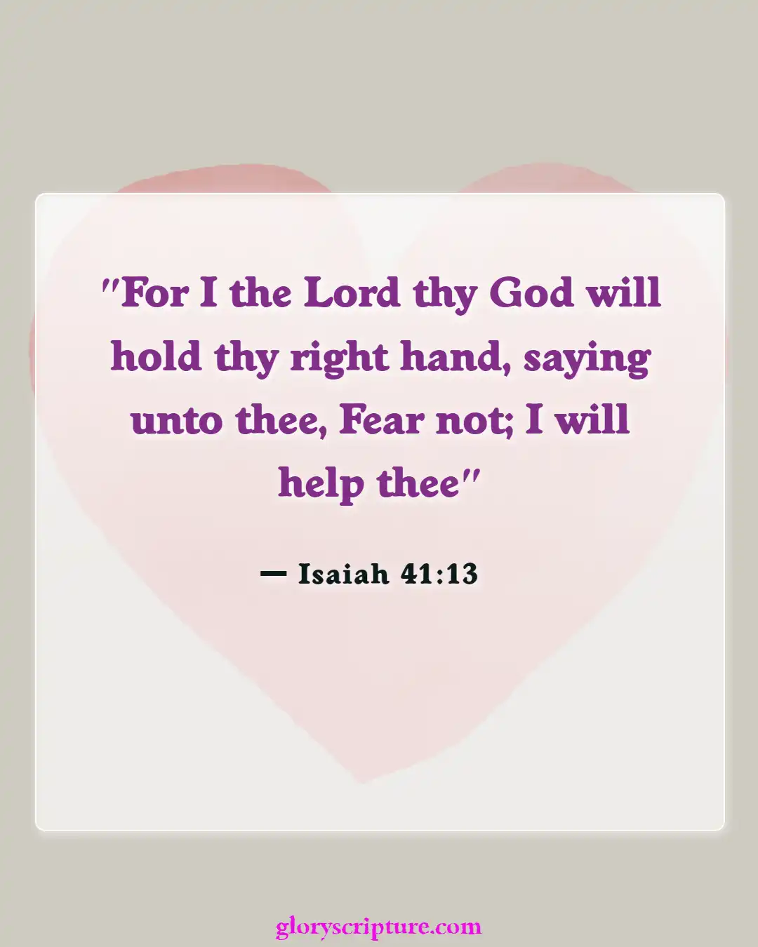 Bible Verses About Thoughts Of Suicide (Isaiah 41:13)