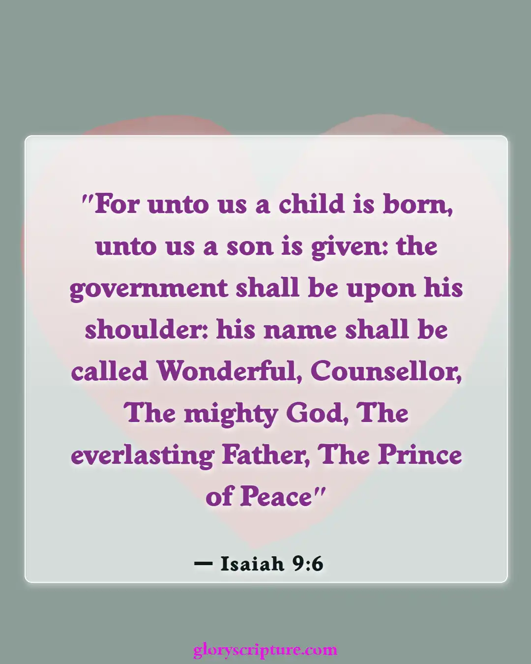Bible verses About Peace Of Mind (Isaiah 9:6)