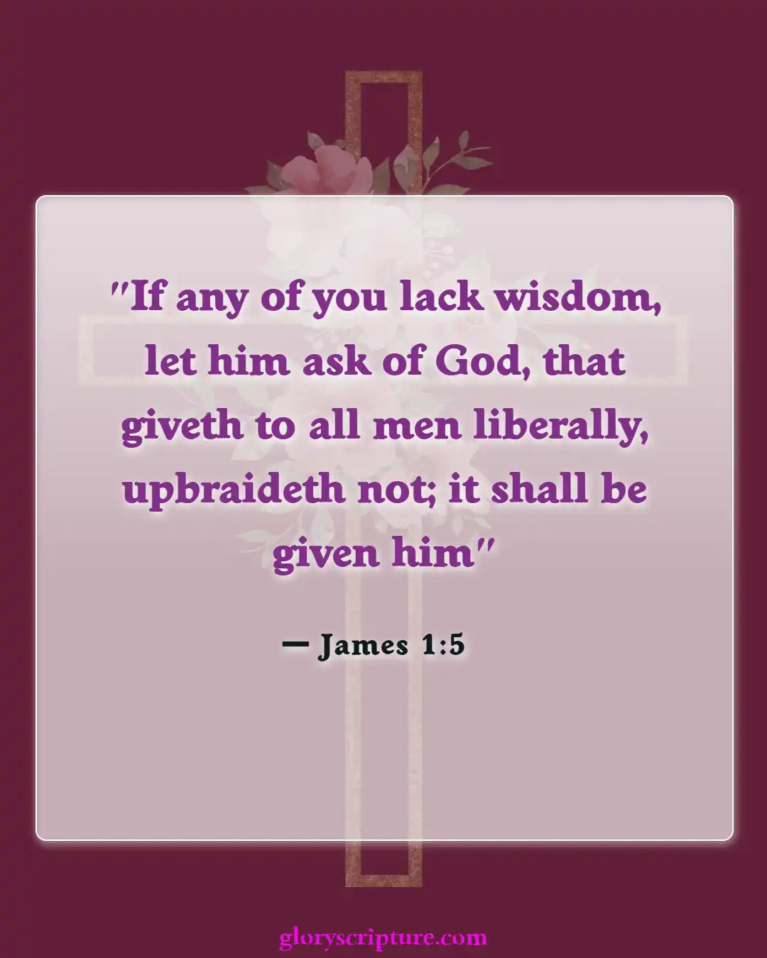 Bible verses About Defending Our Faith (James 1:5)