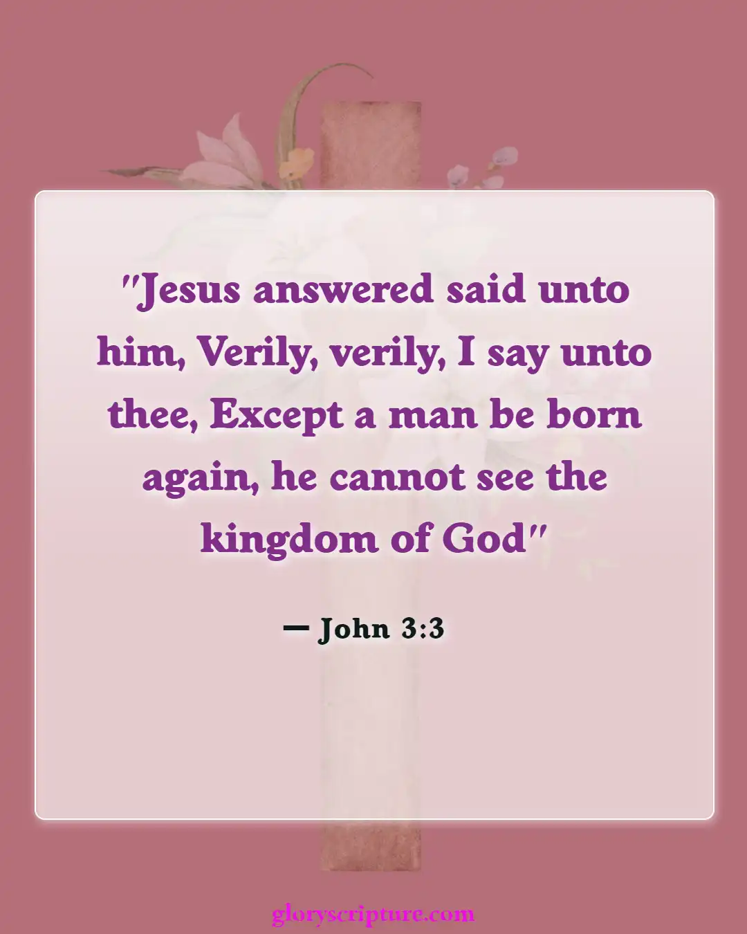 Bible verses About New Creation In Christ (John 3:3)