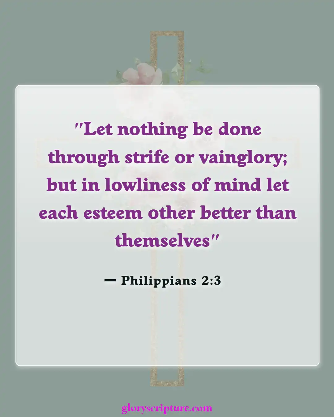 Bible Verses About Relationships With Friends (Philippians 2:3)