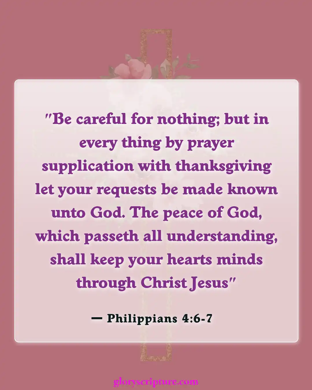 Bible Verses About Thoughts Of Suicide (Philippians 4:6-7)