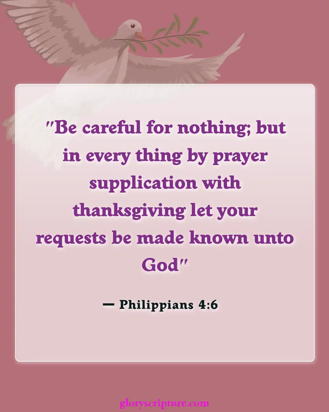 Bible verses About Peace Of Mind (Philippians 4:6)