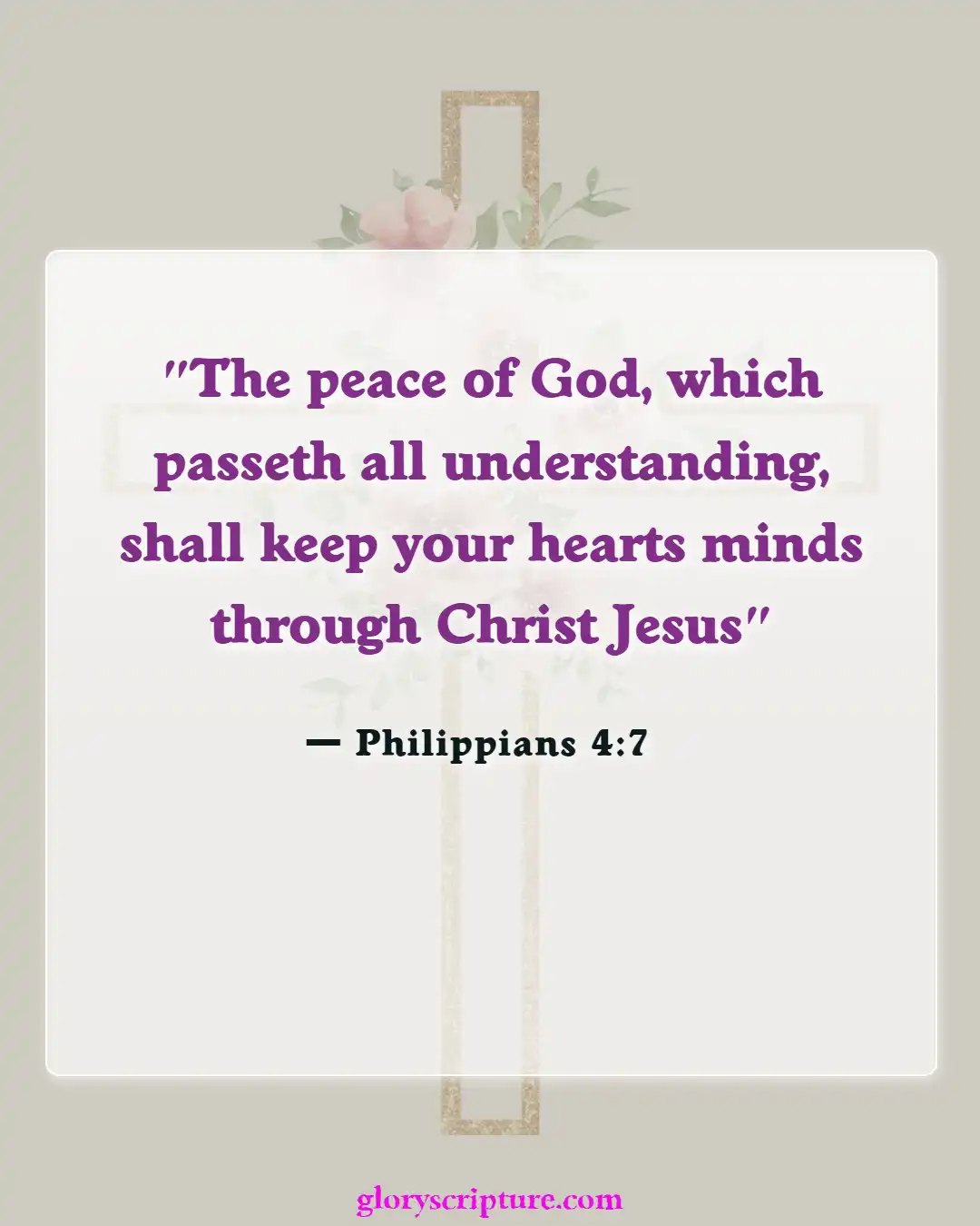 Bible verses About Peace Of Mind (Philippians 4:7)