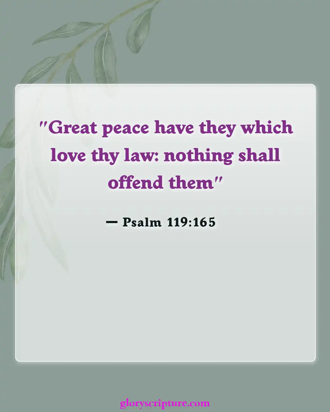 Bible verses About Peace Of Mind (Psalm 119:165)