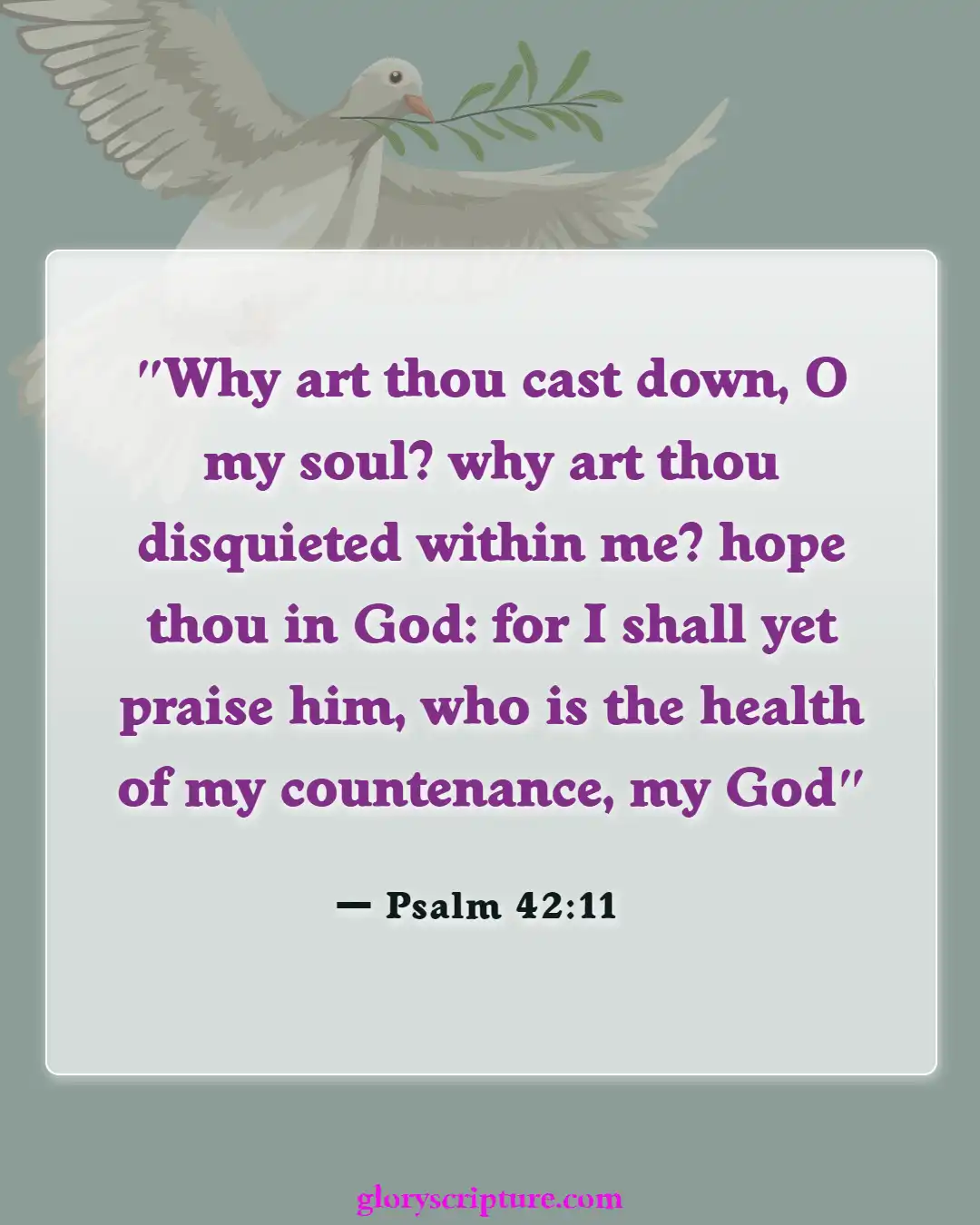 Bible Verses About Thoughts Of Suicide (Psalm 42:11)