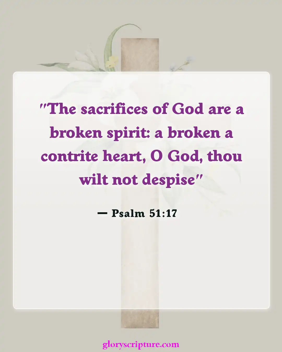 Bible Verses About Punishment For Murder (Psalm 51:17)