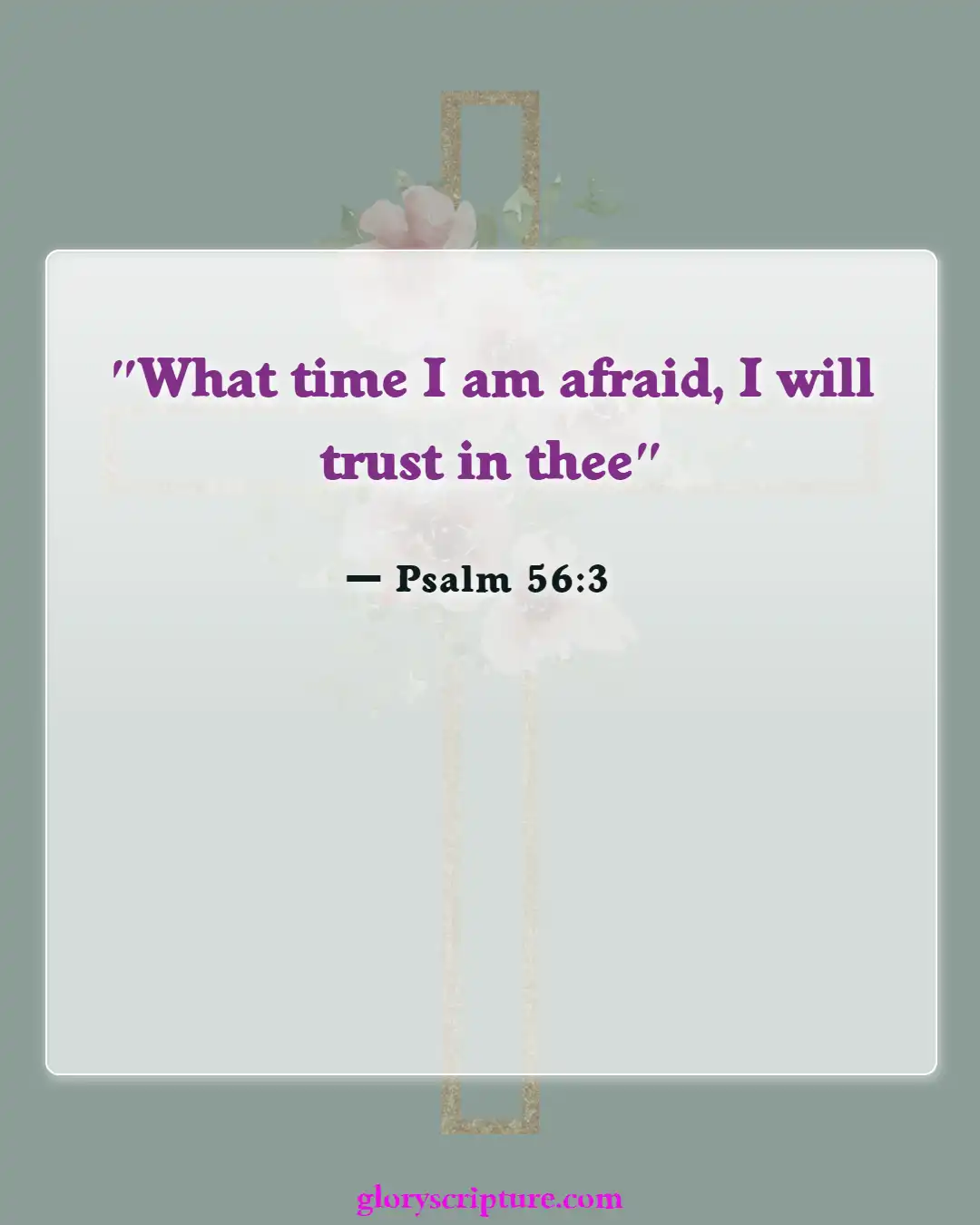 Bible verses About Peace Of Mind (Psalm 56:3)