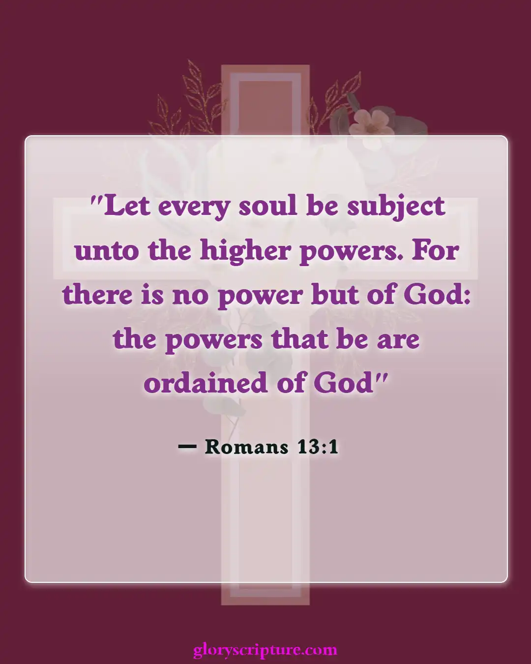 Bible Verses About Punishment For Murder (Romans 13:1)